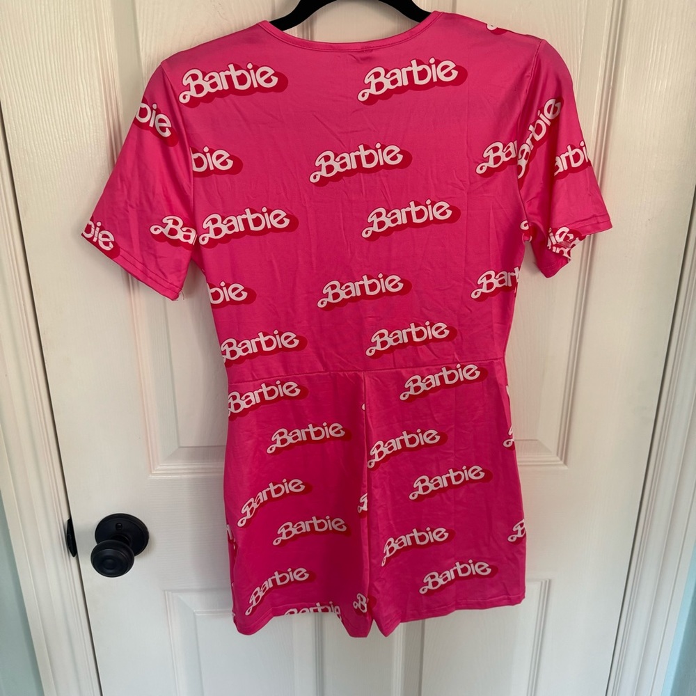 Barbie Hot Pink Romper Onesie - Picture 3 of 5